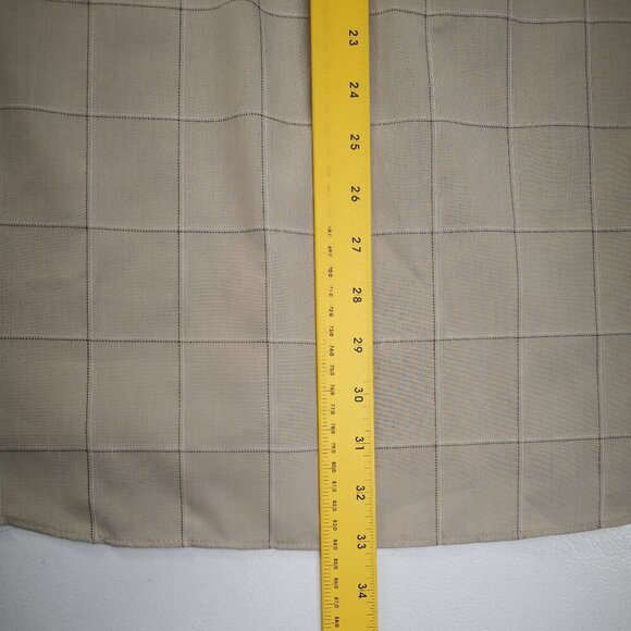 NWT Van Heusen Men's Size XXL Wrinkle Free Beige Plaid Button Front Shirt - Picture 10 of 10
